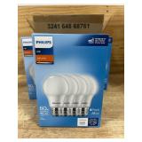 60 Watt-Equivalent LED Light Bulb A19 A-Style 2700K Soft White 4-Pack (lot of 8)