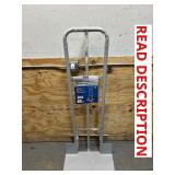 Strongway P-Handle Hand Truck, 1000-Lb. Capacity, 23.6in. x 23in. x 60in. Overall, 24in.W x 12in.D Oversized Toeplate