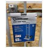 Strongway P-Handle Hand Truck, 1000-Lb. Capacity, 23.6in. x 23in. x 60in. Overall, 24in.W x 12in.D Oversized Toeplate