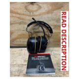 3M WorkTunes Connect + AM/FM Hearing Protector, 26dB NRR, Black, Model# 90572-DC