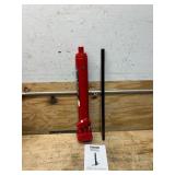 Strongway 8-Ton Long Ram Hydraulic Jack, Double Piston, Clevis Base, 24-3/4in. 44-1/16in. Lift Range