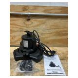 Pump Industrial Smart Utility Submersible Water Pump, 2200 GPH, 1/4 HP, 3/4 GHT and 1in. NPT Ports