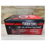 Ironton 12 Volt Oil Extractor Pump Msrp $29.99