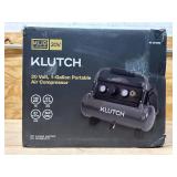 Klutch Portable Air Compressor, KLiQ 20V, 1 Gallon, 115 PSI, Cordless, Bare Tool Msrp $129.99