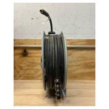 Klutch Auto-Rewind Air Hose Reel with 3/8in. x 50ft. Rubber Hose, 300 PSI Msrp $139.99