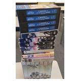 vintage historical VHS tapes