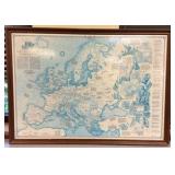 history of Europe map