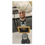 Italian chef menu display