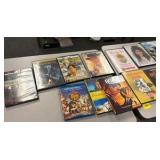 A lot of DVDs