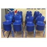 blue chairs