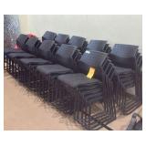 black chairs
