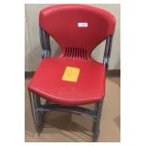 Red chairs
