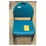 Green chairs
