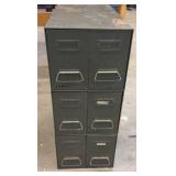 cabinet six drawers metal