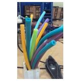 pool noodles Plus, stand
