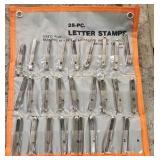 25 piece letter stamps