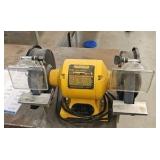 DeWalt bench grinder dw758 with metal workbench