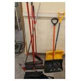 shovels brooms