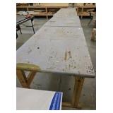 Woodshop classroom tables laminate tops