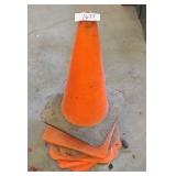 18-in traffic cones x7