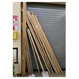 2x4 pieces various lengths and condition