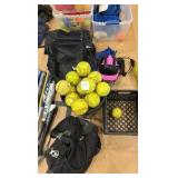 miscellaneous softball equipment