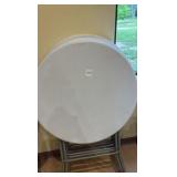 small round tables