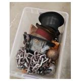 crate and storage container of costumes