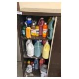 assortment of paints cabinet is included