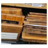 shelf of plaques new and used