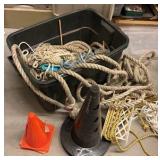 cones and ropes