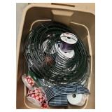 wreath frames and Christmas ribbon