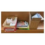 no Cards pictures folders crayons, pencils