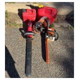 Chainsaw and hedge trimmer