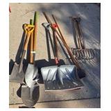 shovels/pitchforks/hoes