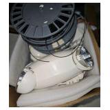 Security lights and wire spools