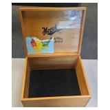 wooden keepsake box