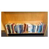 books on bookshelf