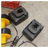 DeWalt batteries and chargers