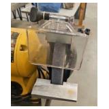 DeWalt bench grinder dw758 with metal workbench