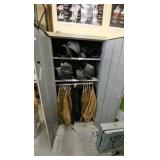 metal storage closet