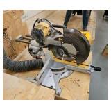 DeWalt DW718 12-inch compound miter saw featuring a 15-amp, 120V motor.