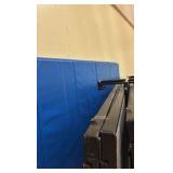 Blue wall mat