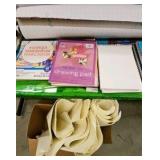assortment of art materials