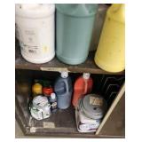 assortment of paints cabinet is included