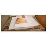 watercolor paper, newsprint paper, drawing paper, charcoal paper, scratch paper, black paper mix, construction paper