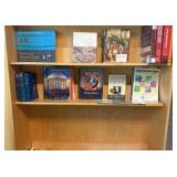 books on bookshelf