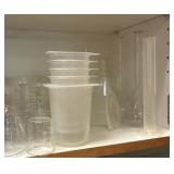 miscellaneous flasks and beakers