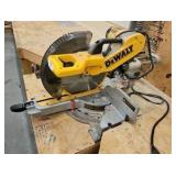 DeWalt DW718 12-inch compound miter saw featuring a 15-amp, 120V motor.