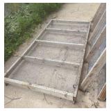 Rolling Wire Mesh Greenhouse Drying Racks (2)